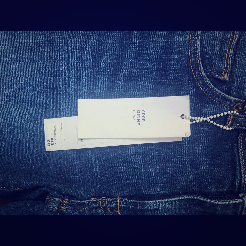 NWT - Hudson Crop Ginny Strait - Size 27